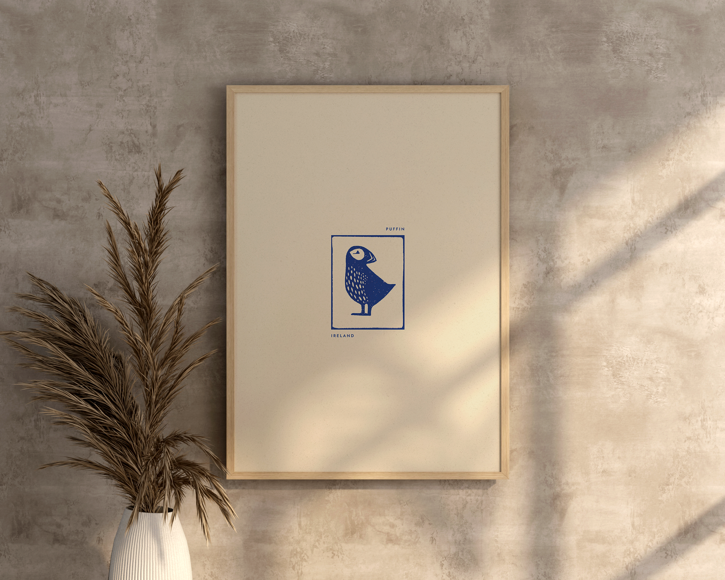 AFFICHE IRLANDE - PUFFIN