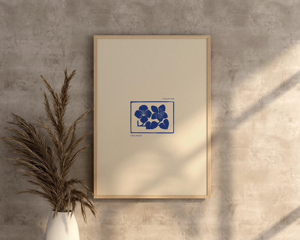 AFFICHE TOULOUSE - VIOLETTE