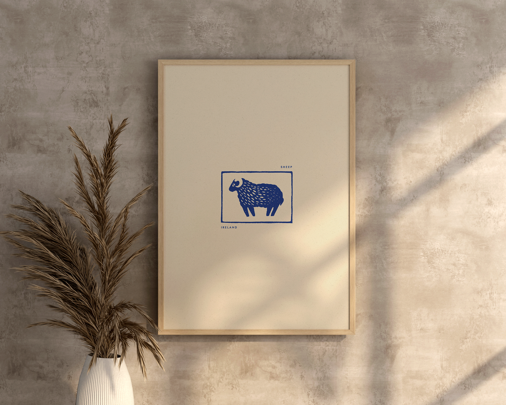 AFFICHE IRLANDE - SHEEP