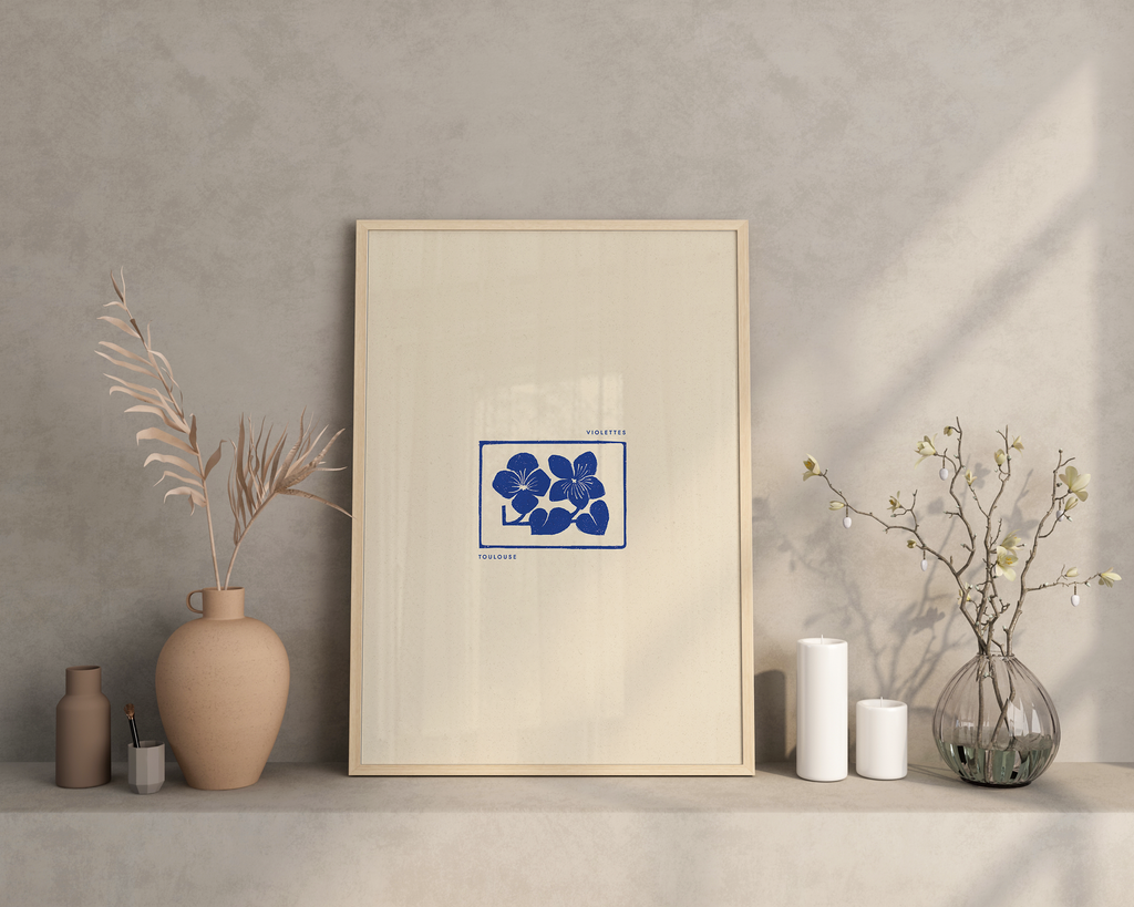 AFFICHE TOULOUSE - VIOLETTE