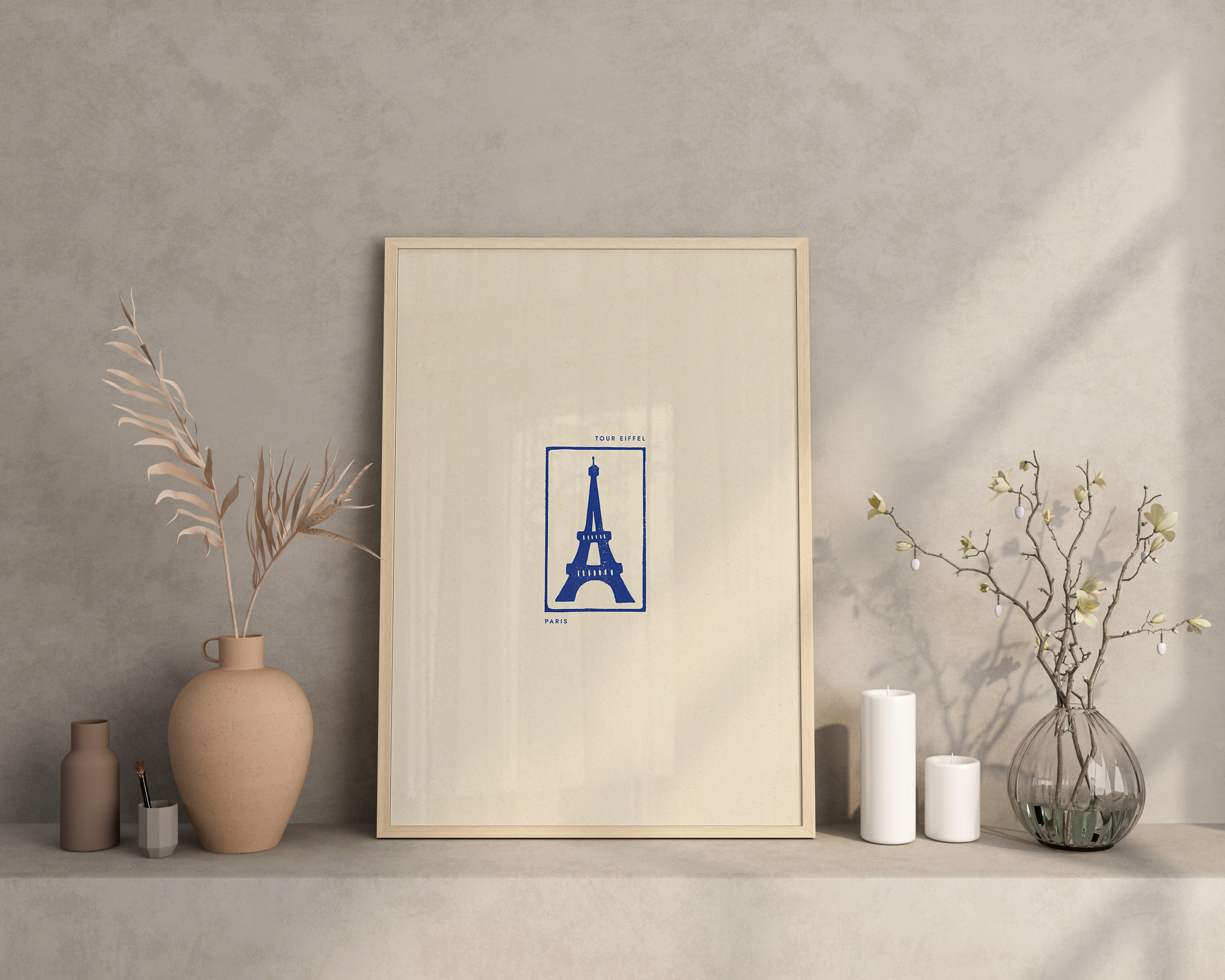 AFFICHE PARIS - TOUR EIFFEL