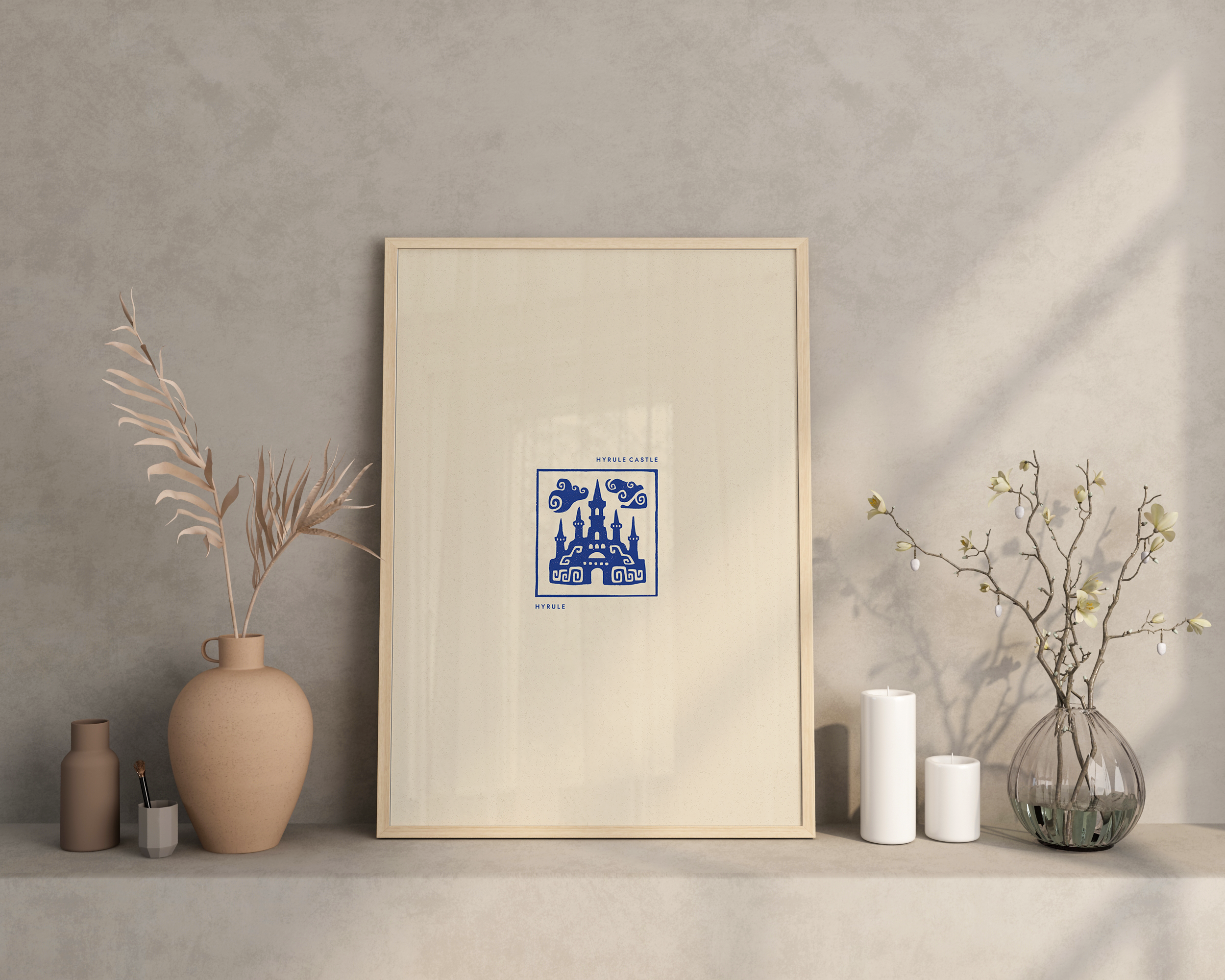 AFFICHE HYRULE - HYRULE CASTLE