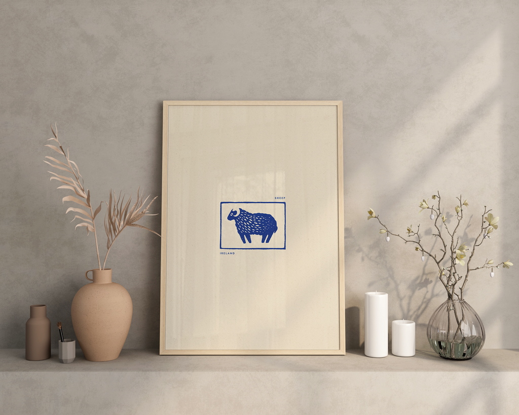 AFFICHE IRLANDE - SHEEP