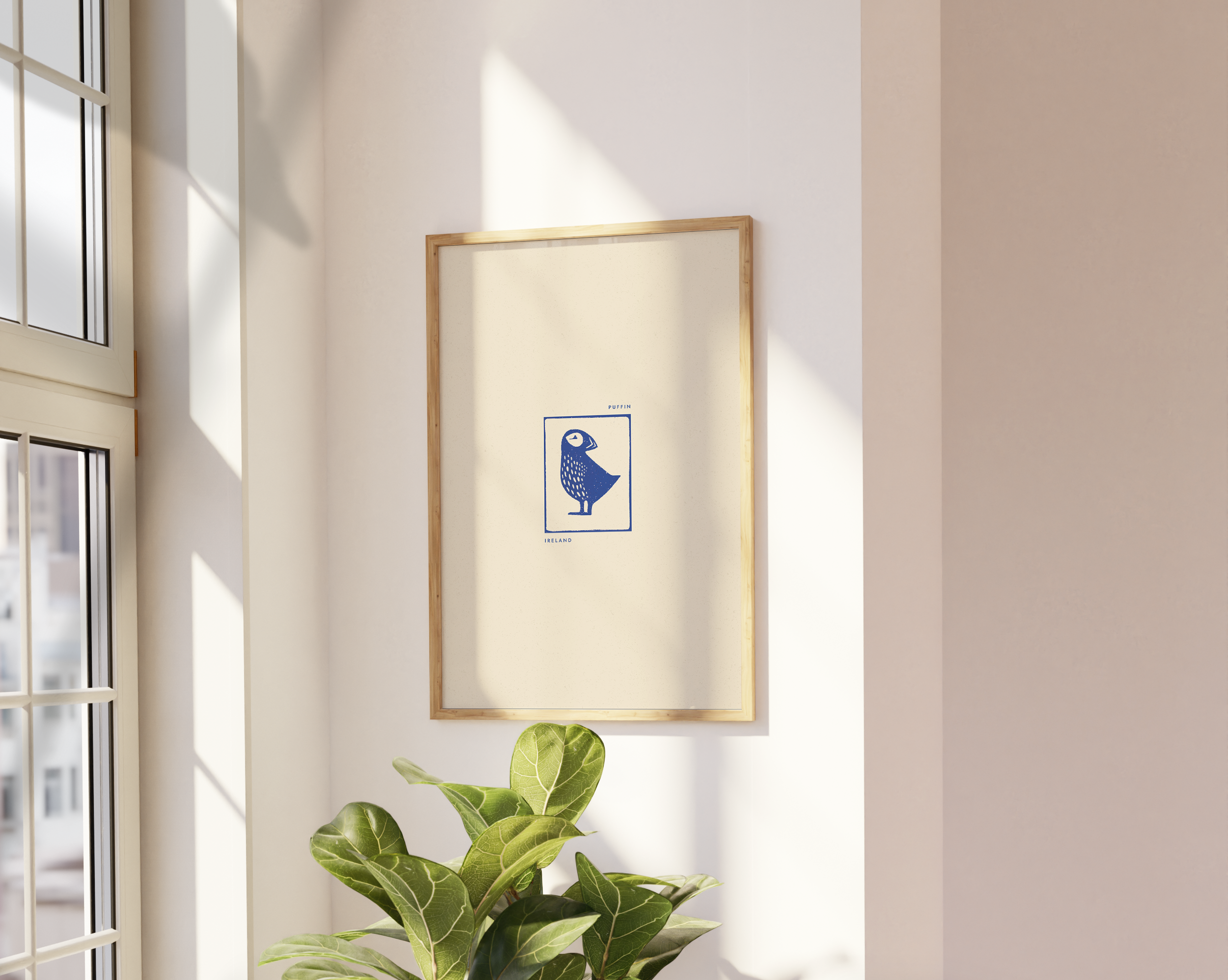 AFFICHE IRLANDE - PUFFIN