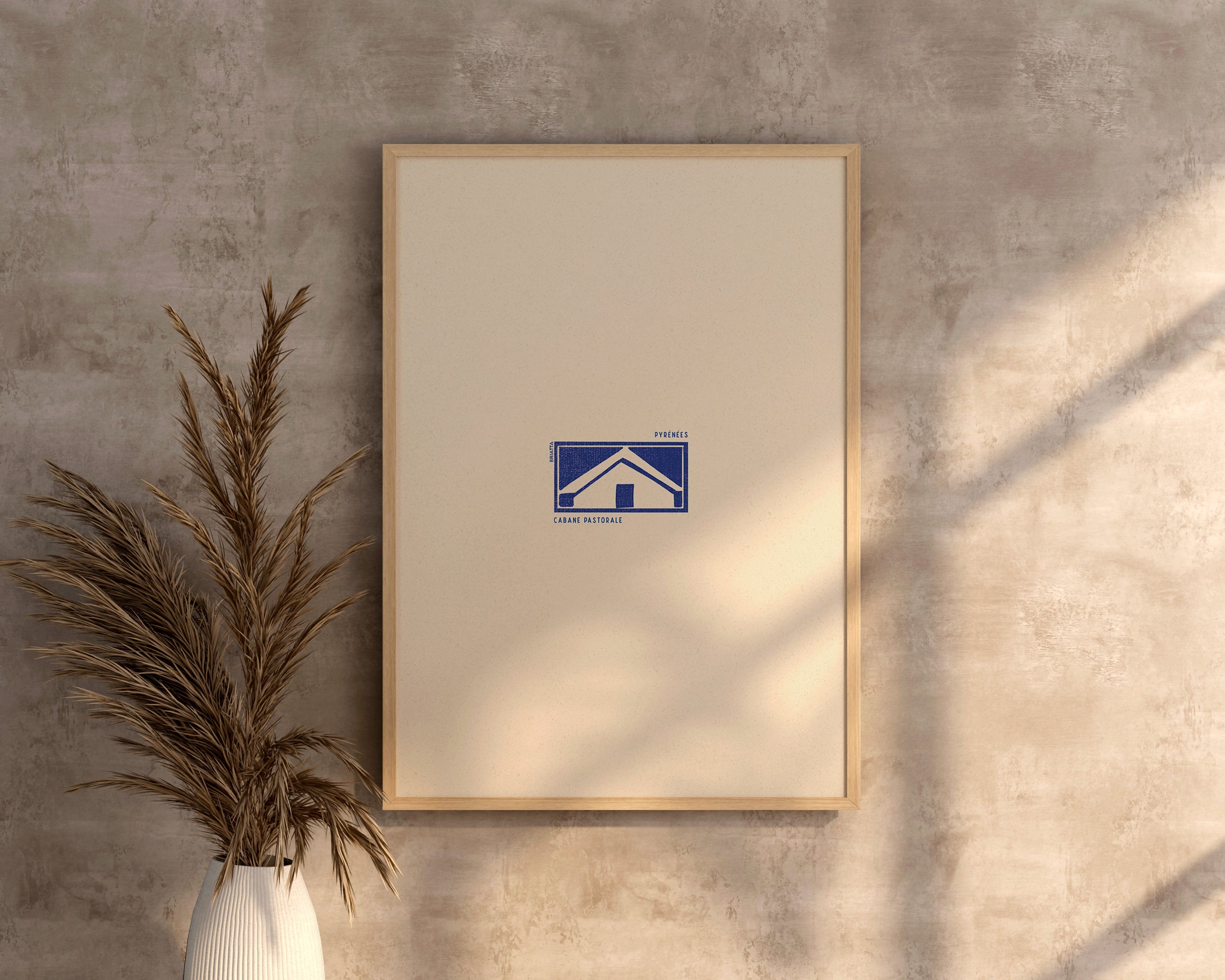 Affiche Cabane Pastorale Pyrénées | Atelier Matta