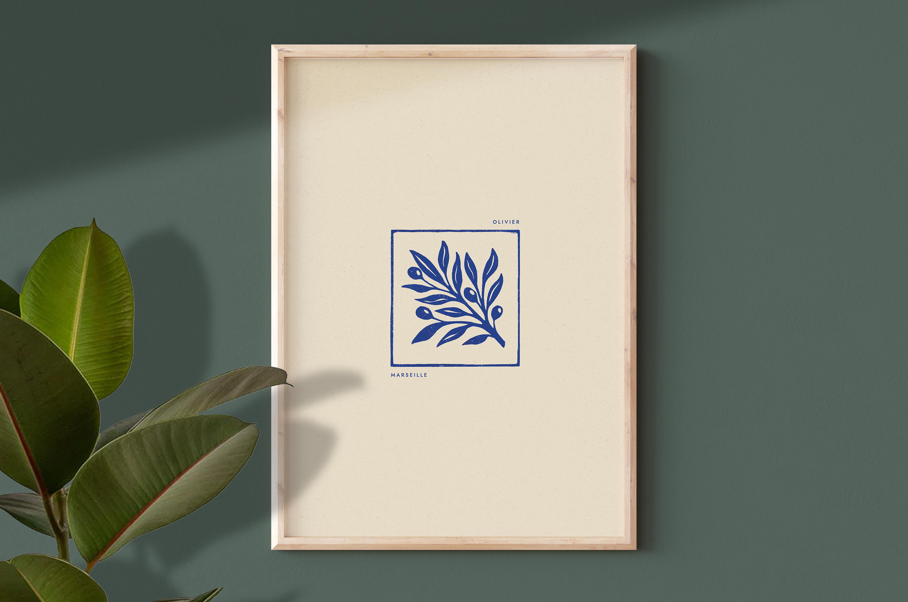 AFFICHE MARSEILLE - OLIVIER