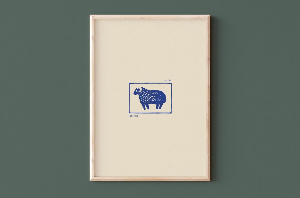 AFFICHE IRLANDE - SHEEP