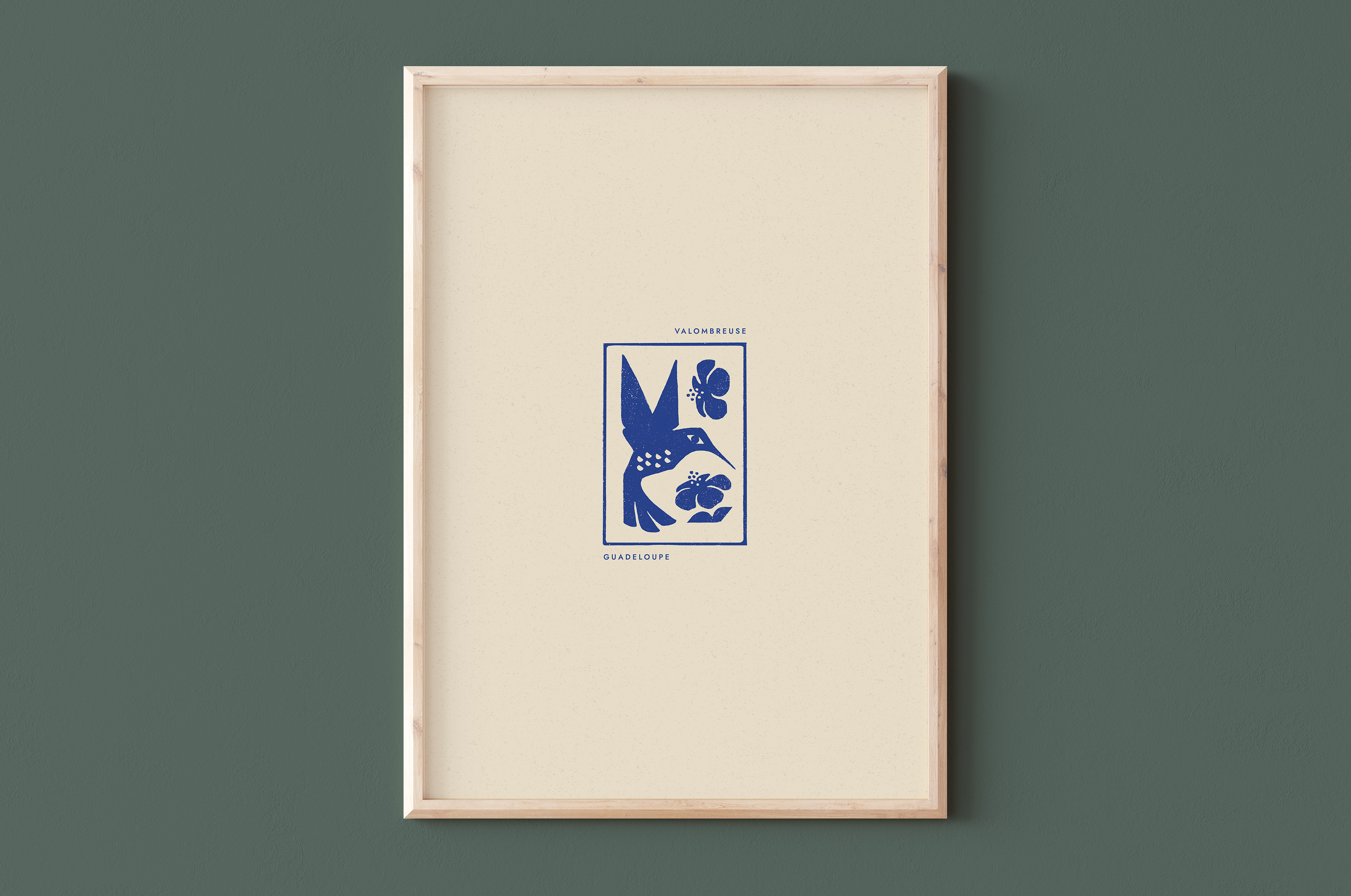 AFFICHE GUADELOUPE - VALOMBREUSE