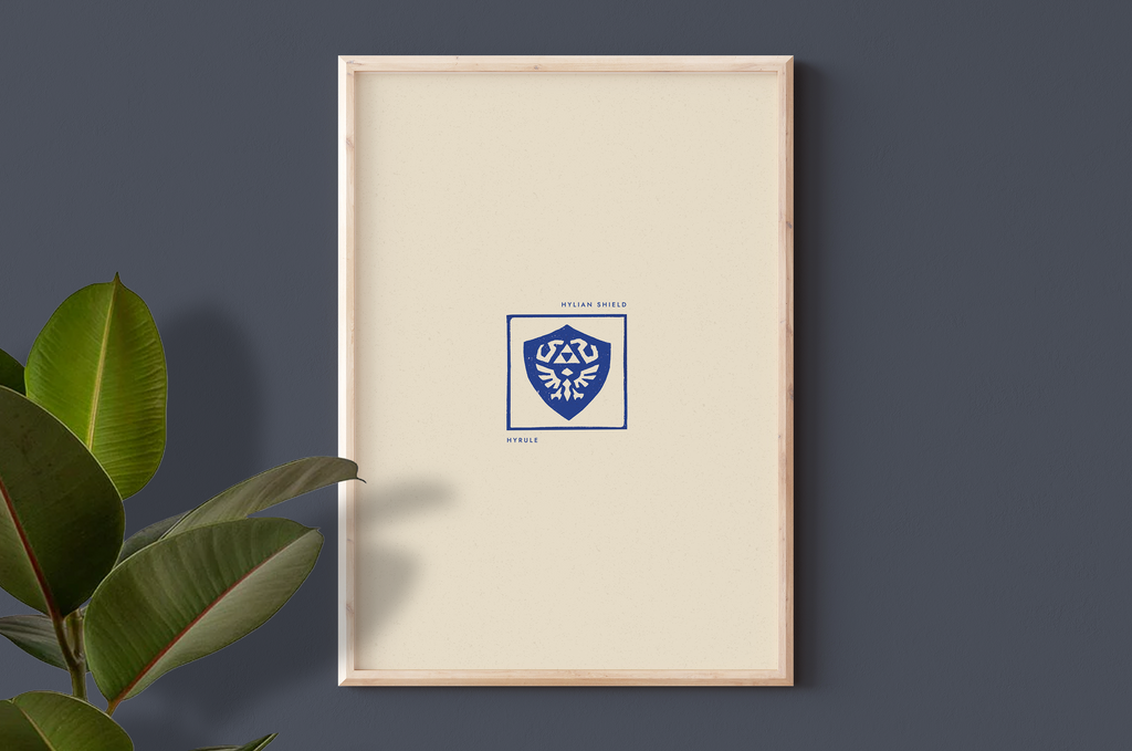 AFFICHE HYRULE - HYLIAN SHIELD