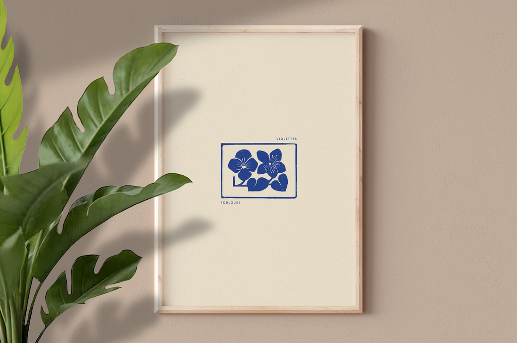 AFFICHE TOULOUSE - VIOLETTE