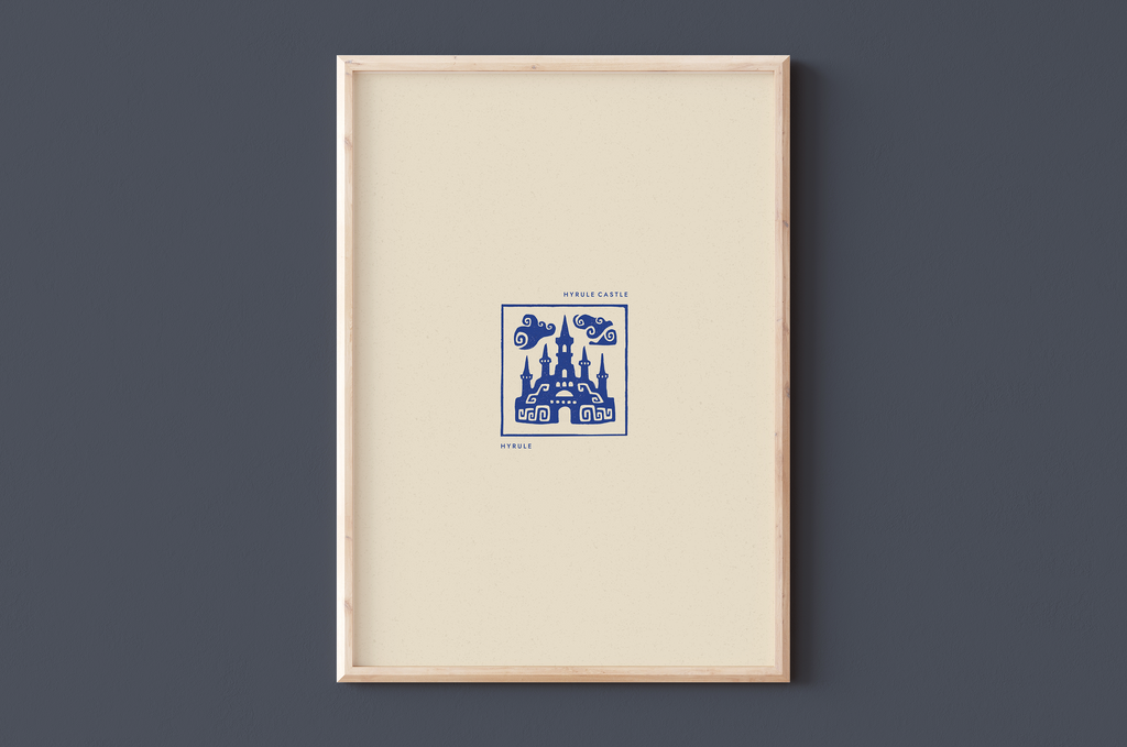 AFFICHE HYRULE - HYRULE CASTLE