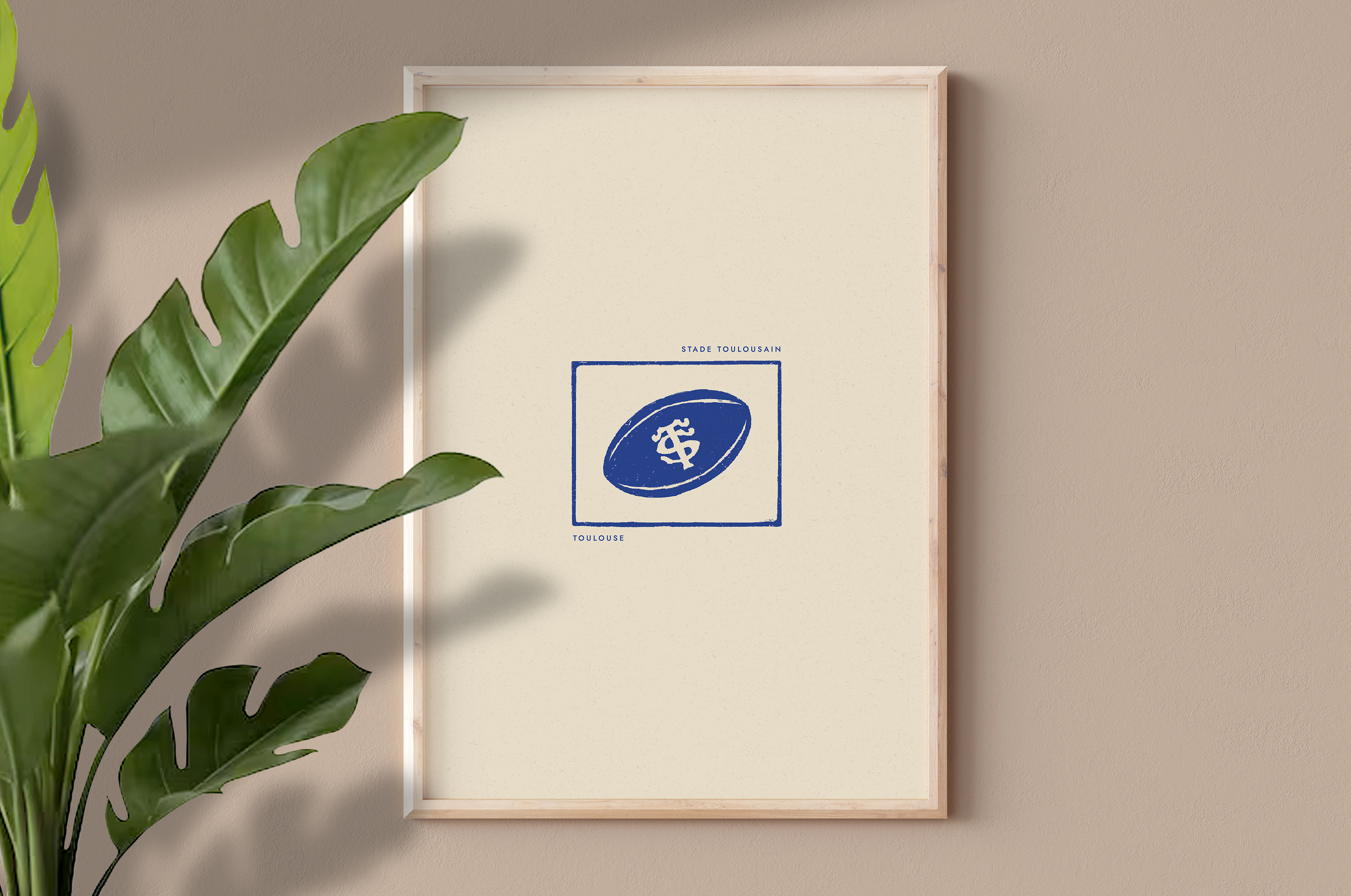 AFFICHE TOULOUSE - STADE TOULOUSAIN