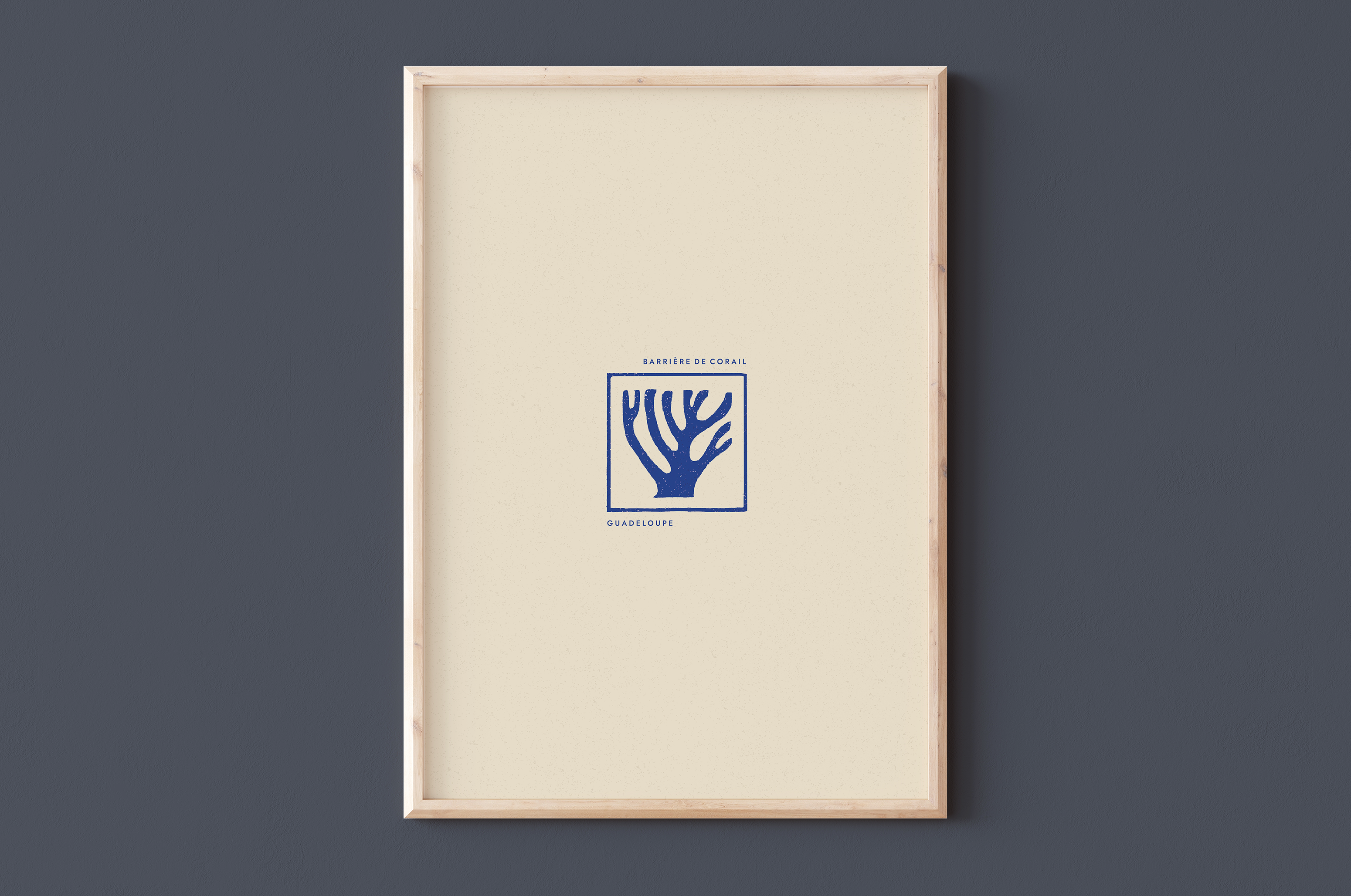 AFFICHE GUADELOUPE - BARRIÈRE DE CORAIL