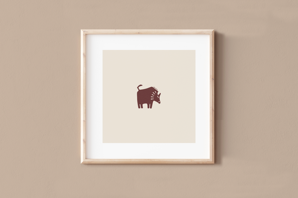 AFFICHE CORSE - CIGNALE - SANGLIER