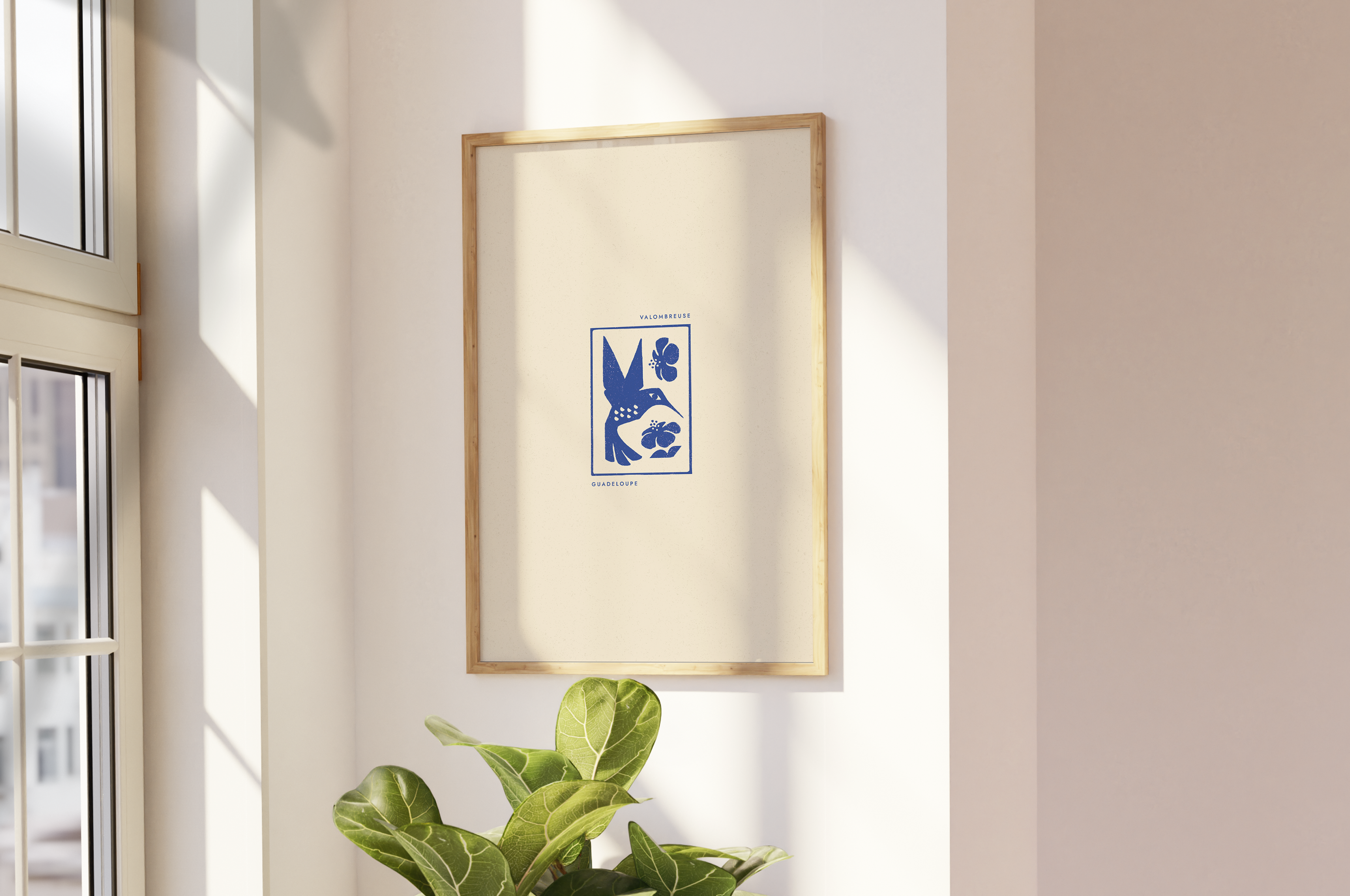 AFFICHE GUADELOUPE - VALOMBREUSE