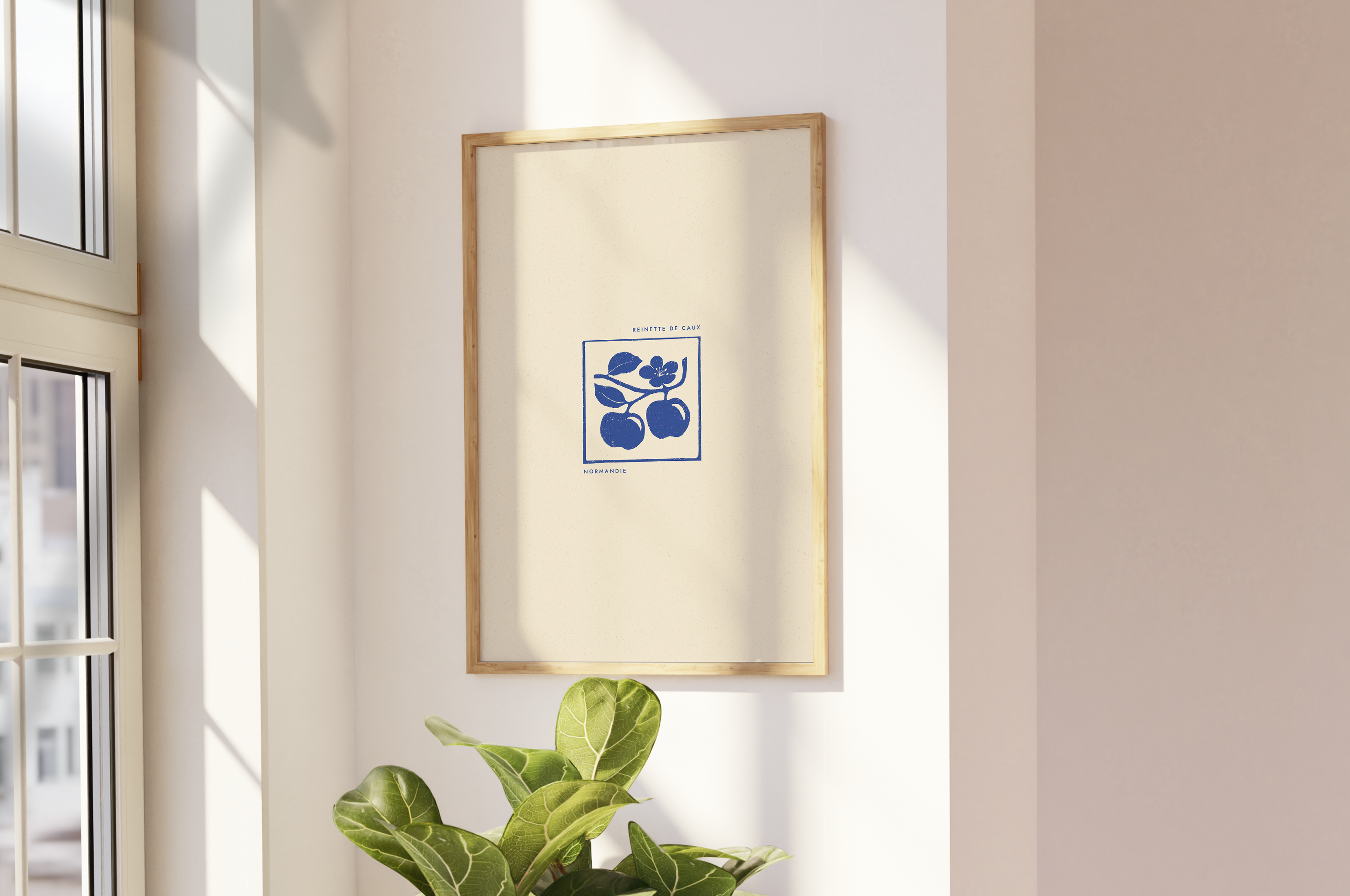 AFFICHE NORMANDIE - REINETTE DE CAUX