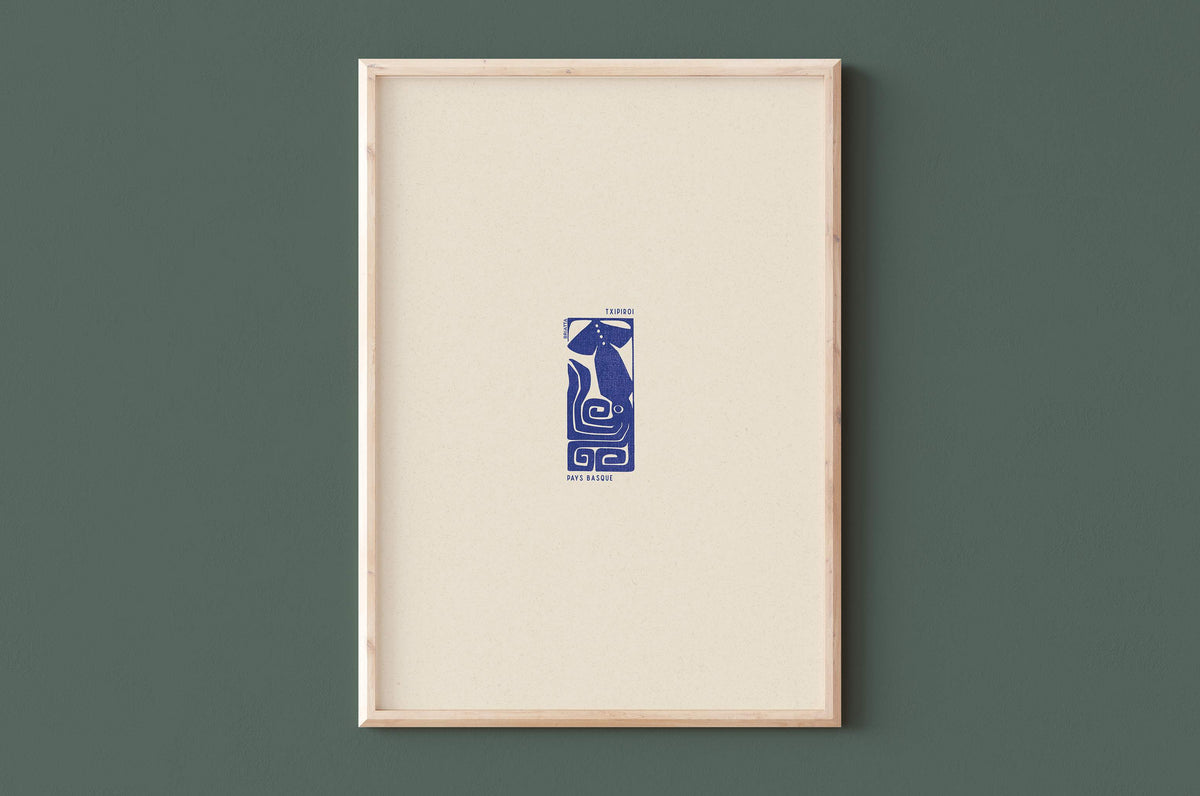Affiche Pays Basque - Chipiron