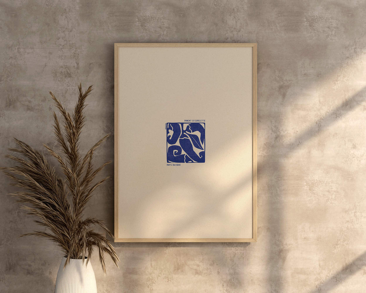 Affiche Pays Basque - Piment d'Espelette