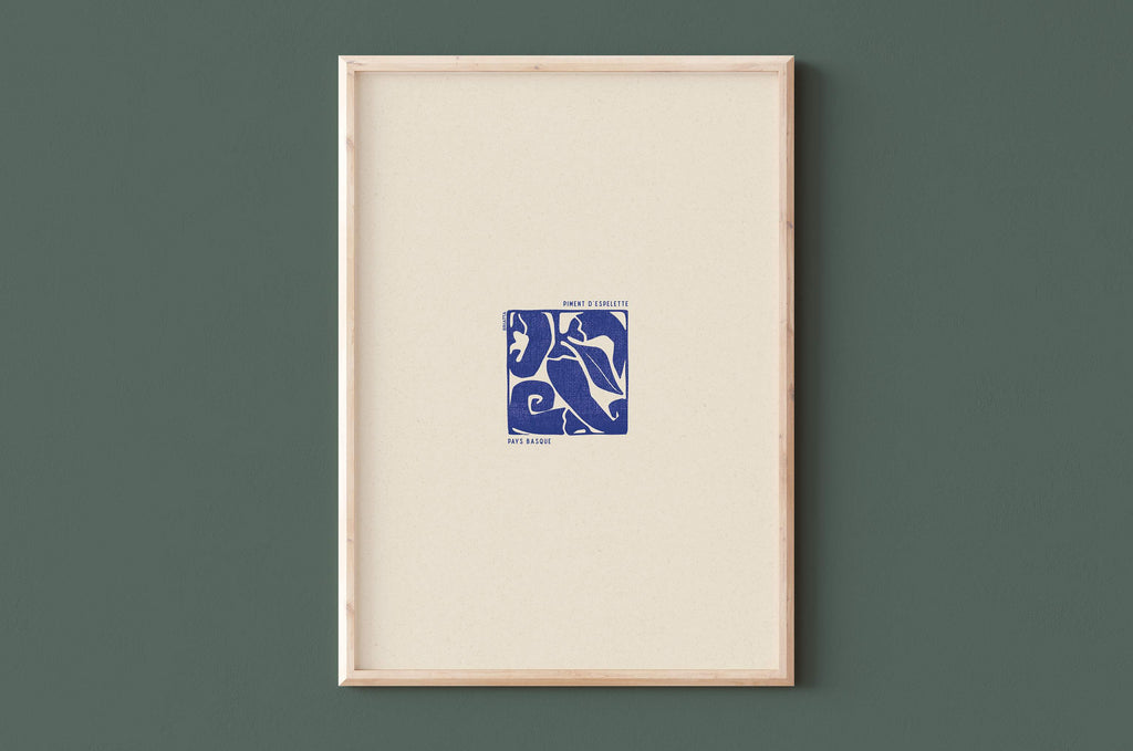 Affiche Pays Basque - Piment d'Espelette