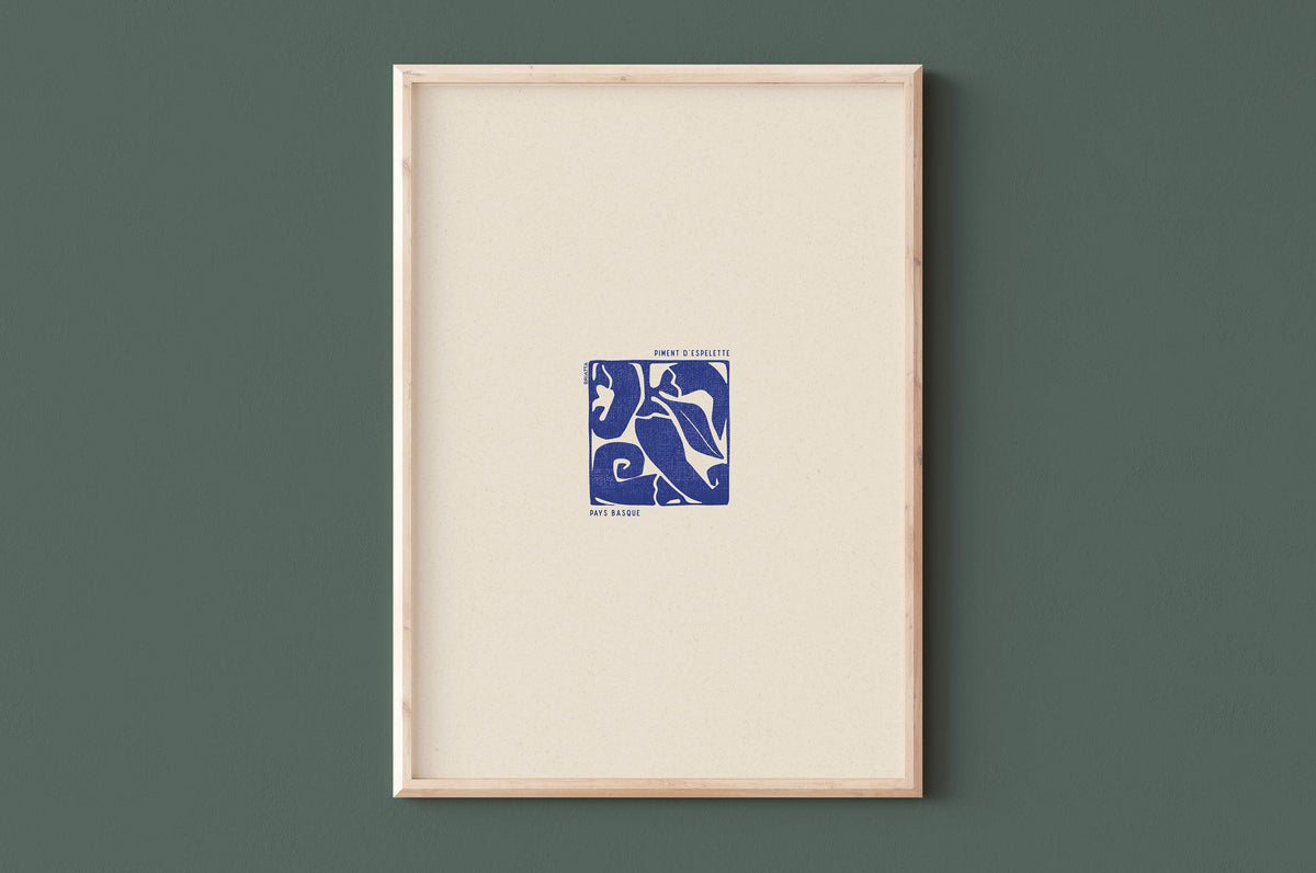 Affiche Pays Basque - Piment d'Espelette